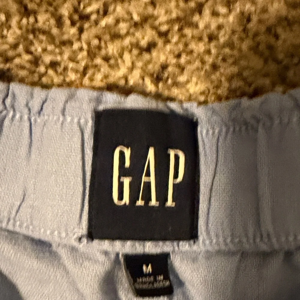 GAP Women's Sky Blue High Waist Shorts